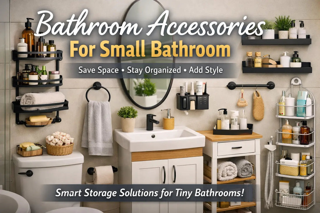 Bathroom Accessories For Small Bathroom: Maximize Style & Space - House Flexa
