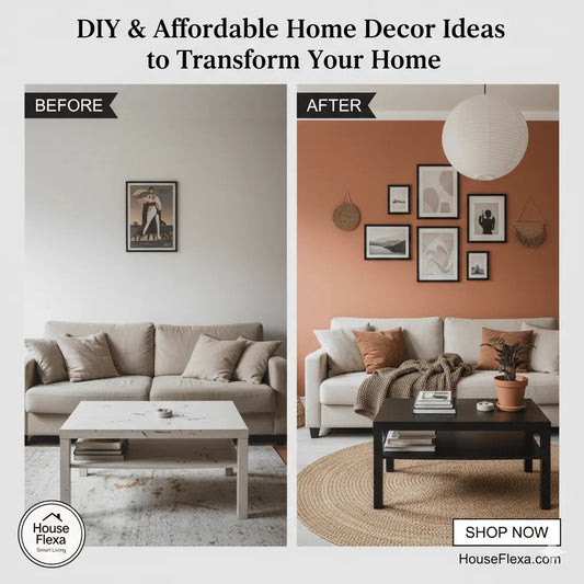 DIY & Affordable Home Decor Ideas to Transform Your Home - House Flexa