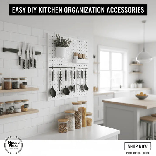 Easy DIY Kitchen Organization Accessories: Smart Solutions on a Budget - House Flexa