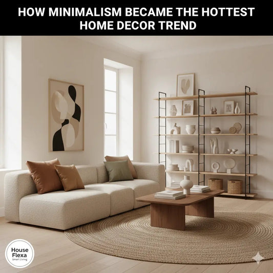 How Minimalism Became the Hottest Home Decor Trend - House Flexa