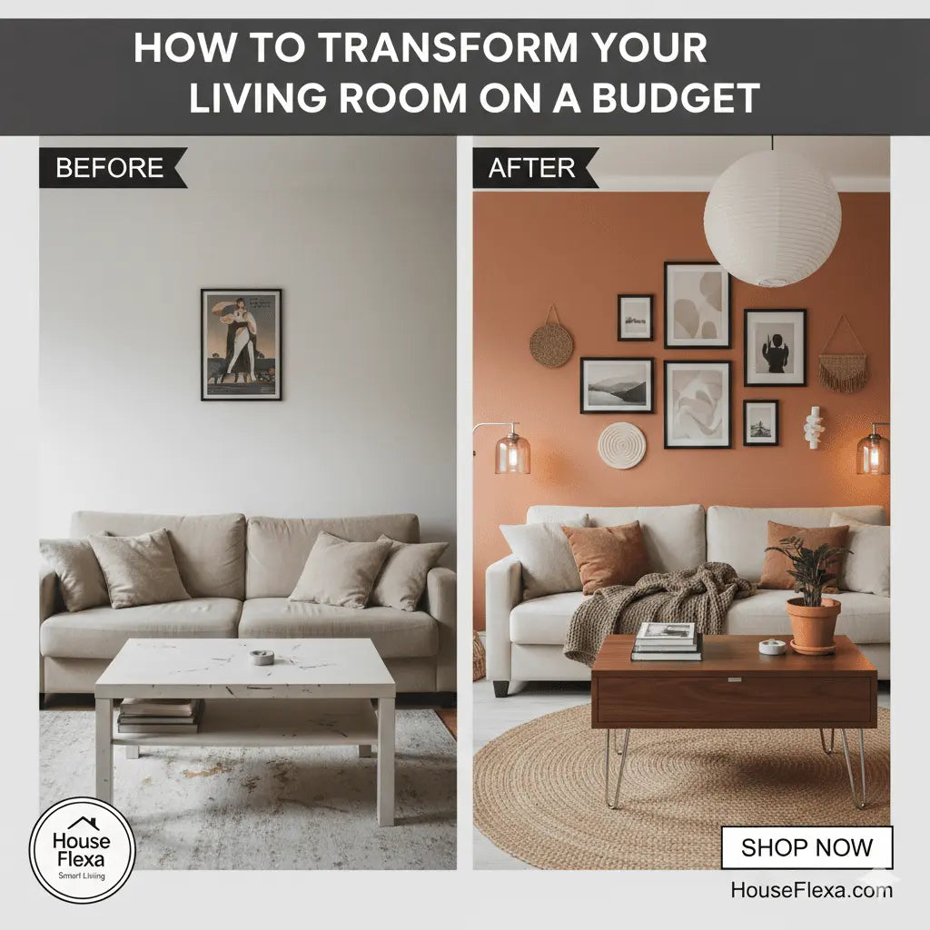 How to Transform Your Living Room on a Budget (Without Sacrificing Style) - House Flexa