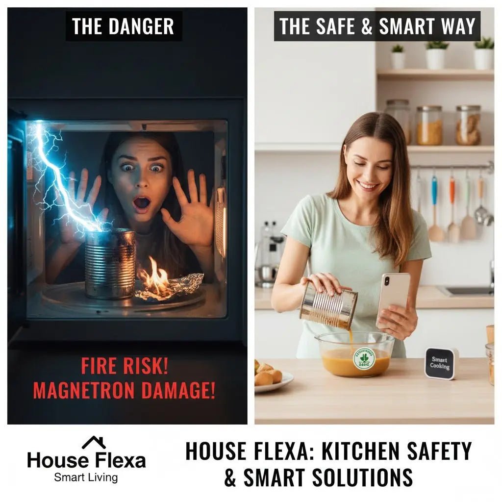 Microwaving Metal Cans: Why This Quick Shortcut Is a Major Hazard - House Flexa