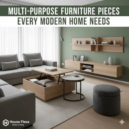 Multi-Purpose Furniture Pieces Every Modern Home Needs - House Flexa