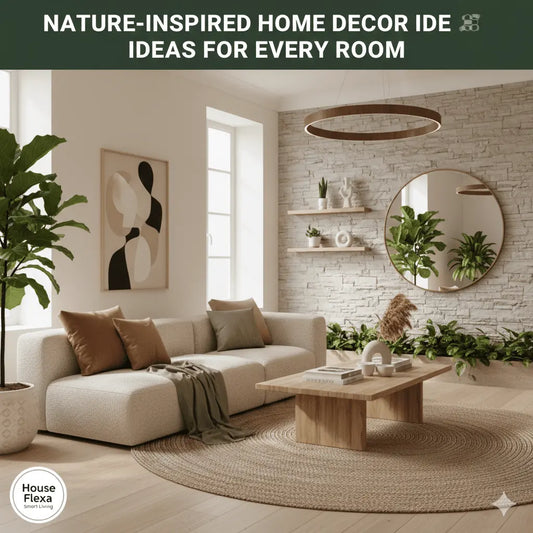 Nature-Inspired Home Decor Ideas for Every Room - House Flexa