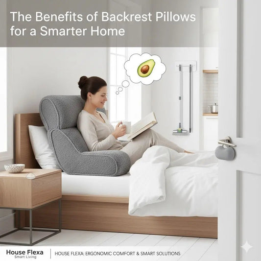 The Benefits of Backrest Pillows: Why Your Home Needs an Ergonomic Upgrade - House Flexa