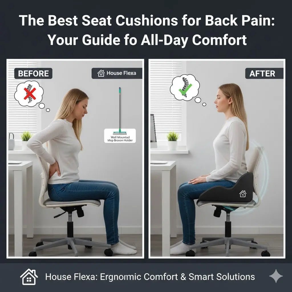 The Best Seat Cushions for Back Pain: Your Guide to All-Day Comfort - House Flexa