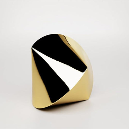 Polished Solid Brass Sphericon Decorative Sculpture for Home Decor