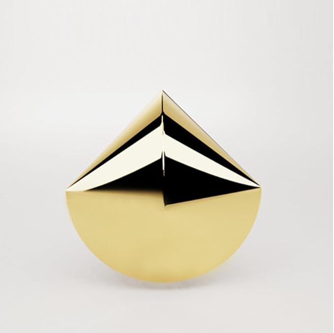 Polished Solid Brass Sphericon Decorative Sculpture for Home Decor