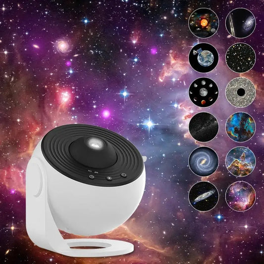 Galaxy Projector Night Light 360° Rotating Starry Sky Lamp - House Flexa