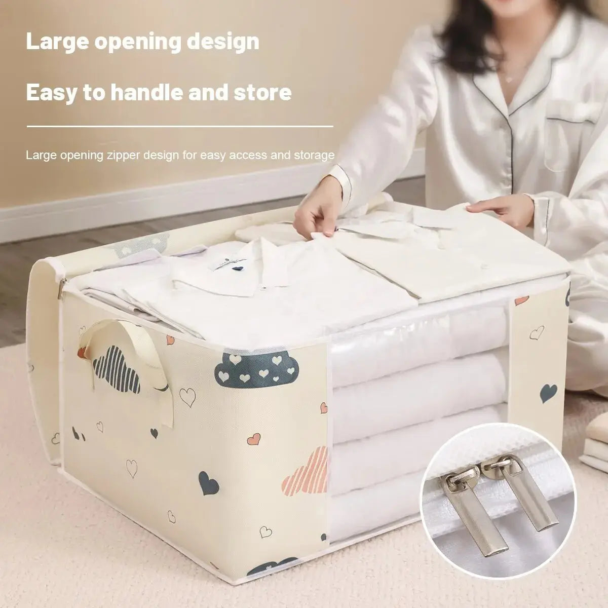 Large Capacity Foldable Clothes Storage Bag - House Flexa