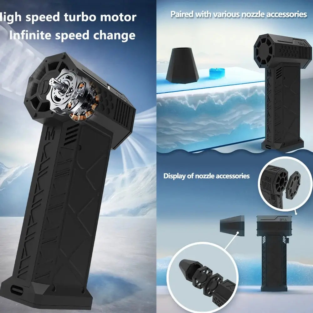 130000RPM Turbo Fan Brushless Vacuum Cleaner - House Flexa