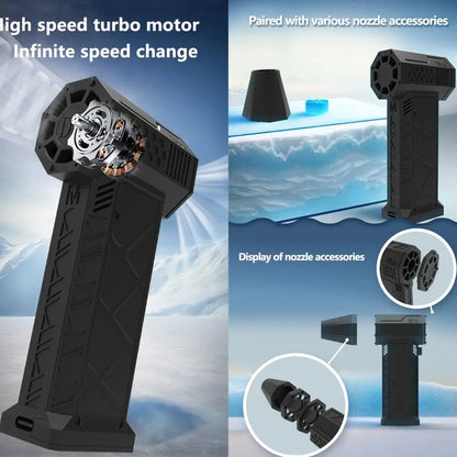 130000RPM Turbo Fan Brushless Vacuum Cleaner - House Flexa