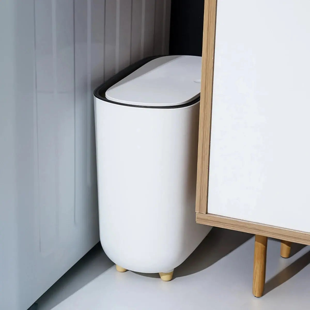 Narrow Press Ring Trash Can - House Flexa
