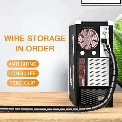 Flexible Spiral Cable Organizer - House Flexa