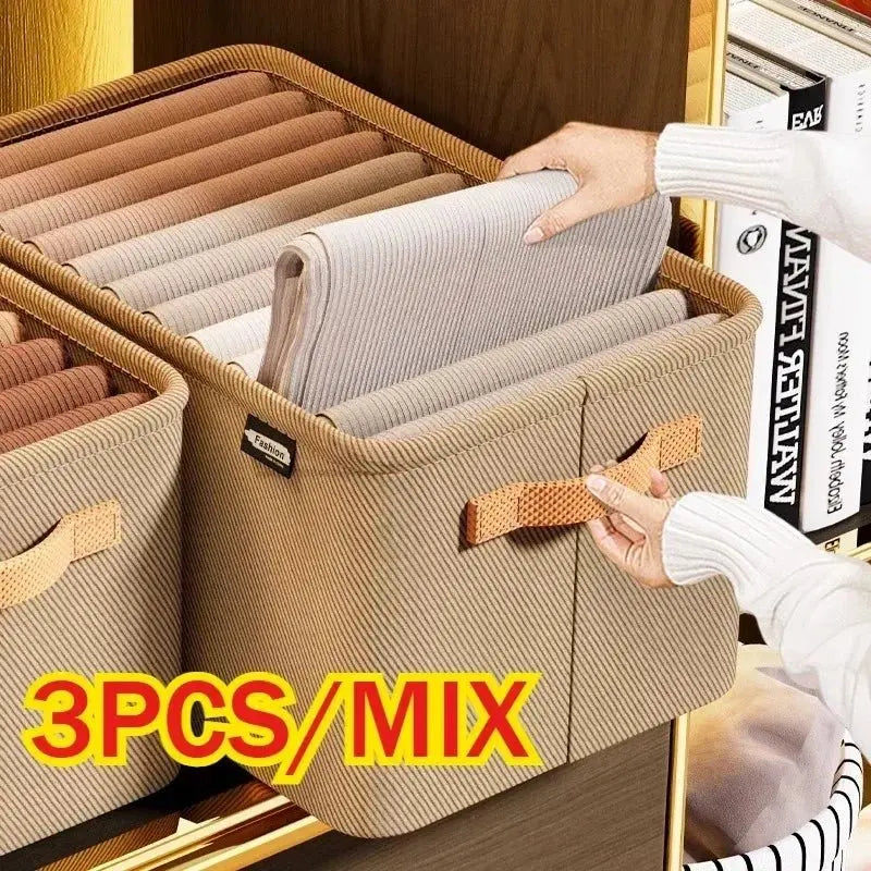Thicken Pants Sweater Wardrobe Storage Box - House Flexa
