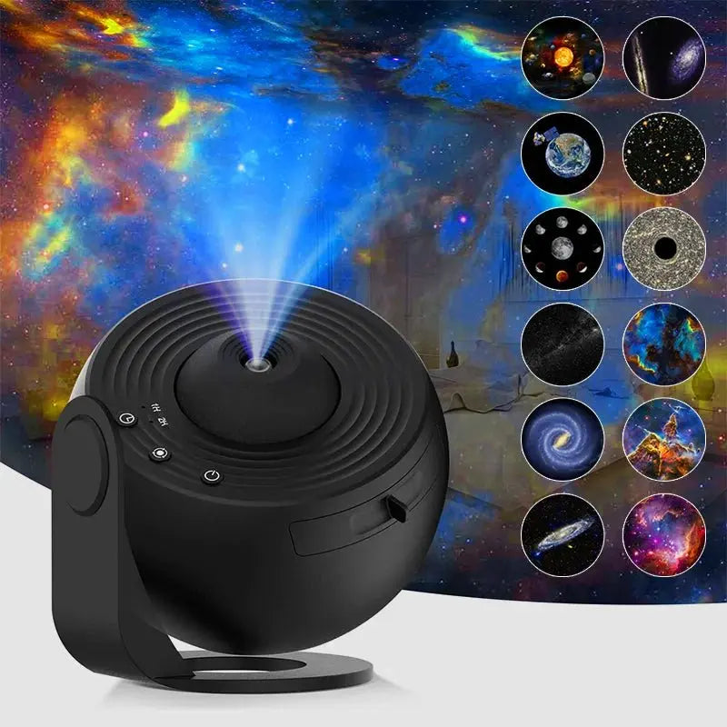 Galaxy Projector Night Light 360° Rotating Starry Sky Lamp - House Flexa
