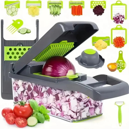 Multifunctional 14 - in - 1 Vegetable Chopper - House Flexa