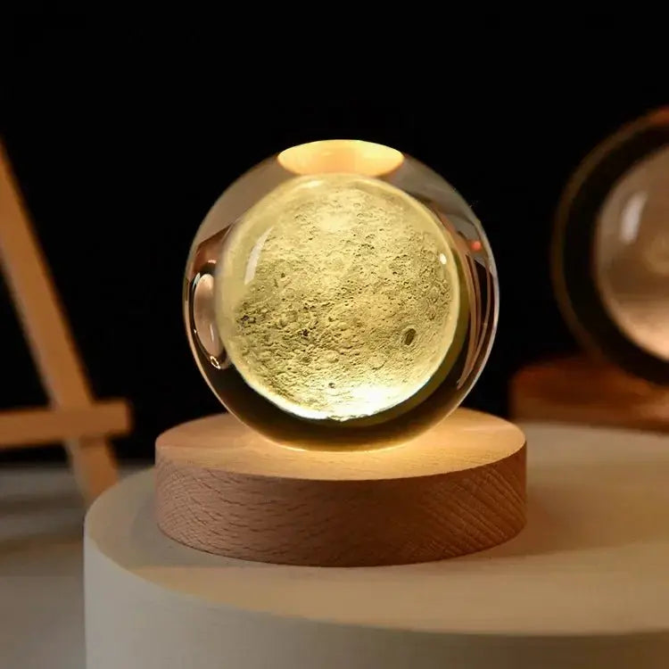 Moon Crystal Sphere Galaxy Globe Night Light - House Flexa
