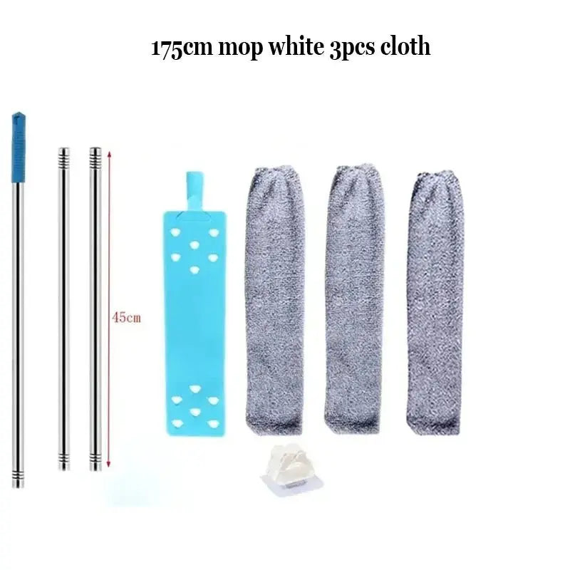 Telescopic Long Handle Microfiber Broom Dust Cleaner - House Flexa