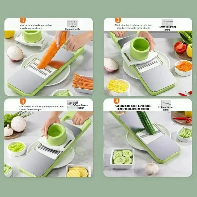 Multifunctional Vegetable Slicer Cutter - House Flexa
