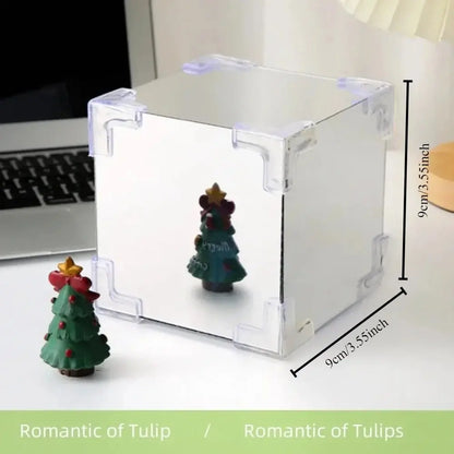 Tulip Mirror Cube Lamp - House Flexa