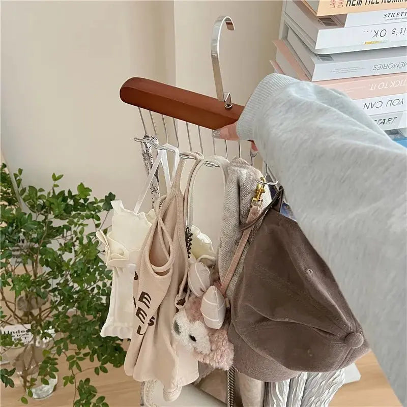 Multi Functional Wooden Bra Hanger Organizer - House Flexa