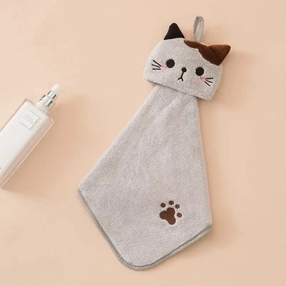Cute Cat Hanging Towel - House Flexa