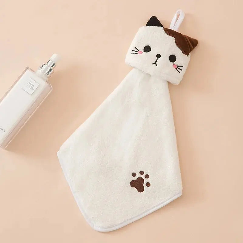 Cute Cat Hanging Towel - House Flexa
