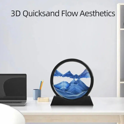 3D Quicksand Sand Art Hourglass Glass - House Flexa