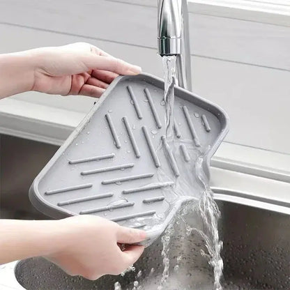 Silicone Sink Tray Soap Sponge Holder - House Flexa