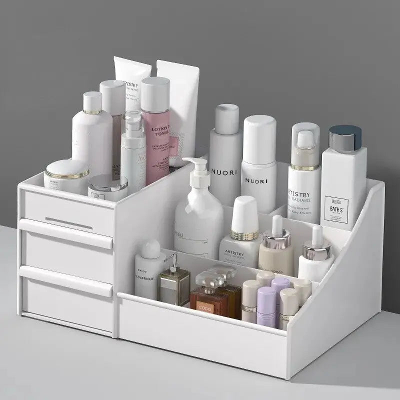 White Drawer Makeup Storage Box - House Flexa