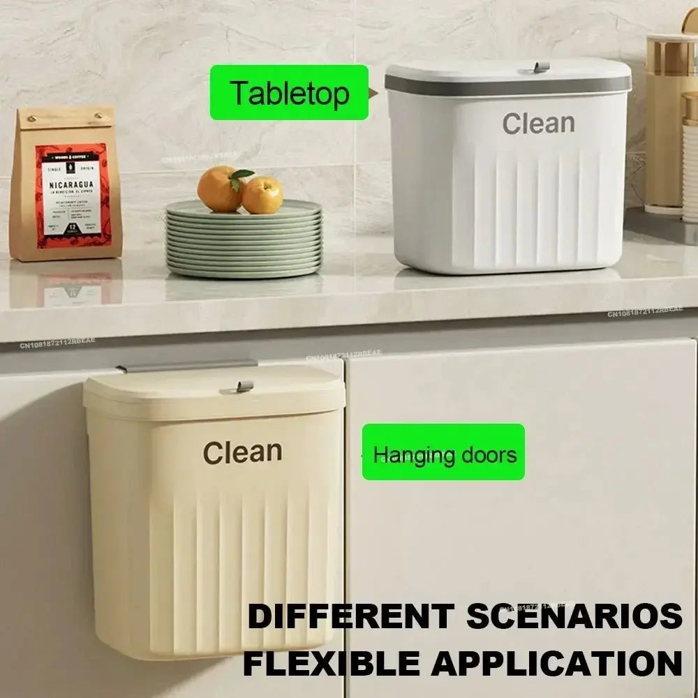 Wall Mounted Kitchen Trash Can - House Flexa