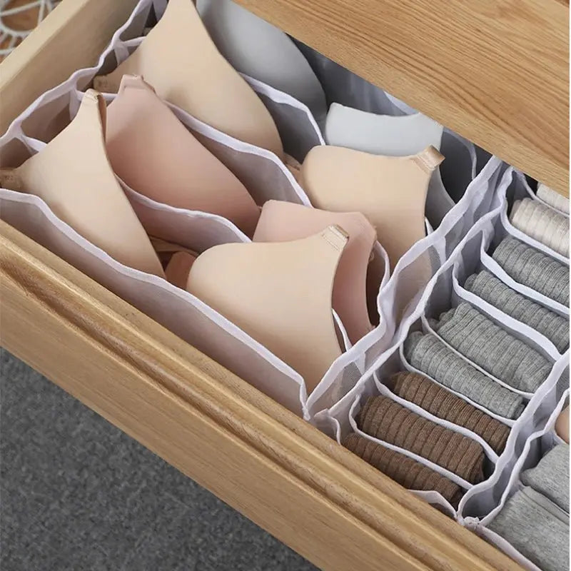 Multi Compartment Underwear Storage Box - House Flexa