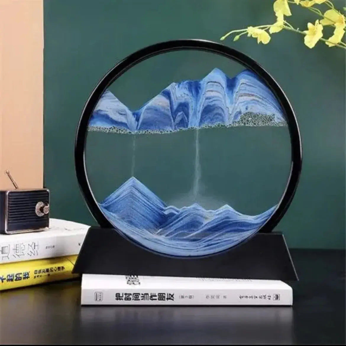 3D Quicksand Sand Art Hourglass Glass - House Flexa