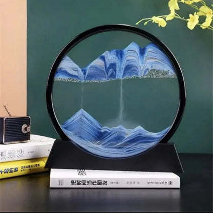 3D Quicksand Sand Art Hourglass Glass - House Flexa