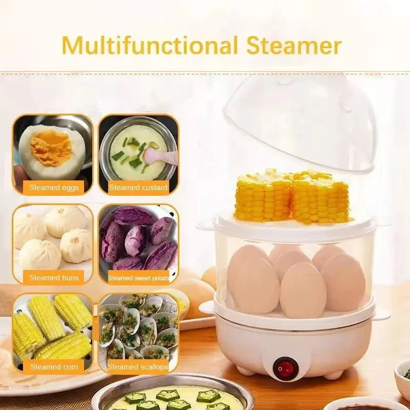 Multifunctional Electric Egg Boiler Steamer - House Flexa