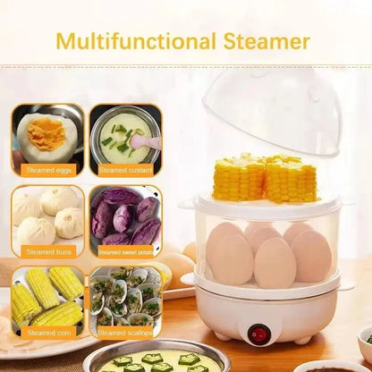 Multifunctional Electric Egg Boiler Steamer - House Flexa