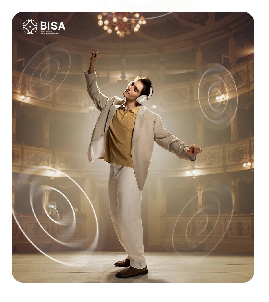 Baseus Bowie H1s Wireless Headphones | Bluetooth 5.4 Noise Canceling 120H Battery - House Flexa