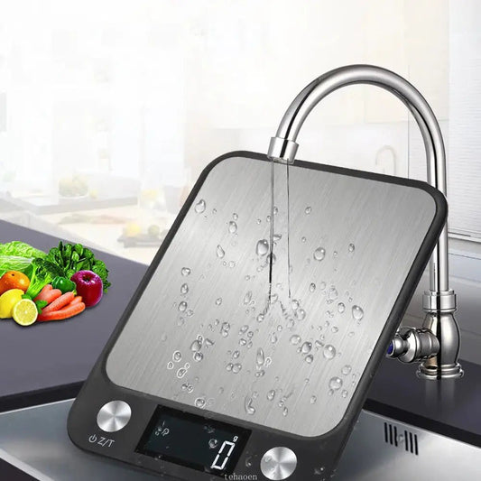 Digital Kitchen Scale 15Kg/1g - Professional Stainless Steel Food Scale for Cooking & Baking - House Flexa