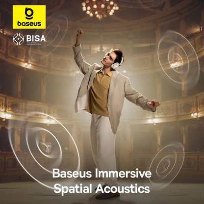 Baseus Bowie H1s Wireless Headphones | Bluetooth 5.4 Noise Canceling 120H Battery - House Flexa