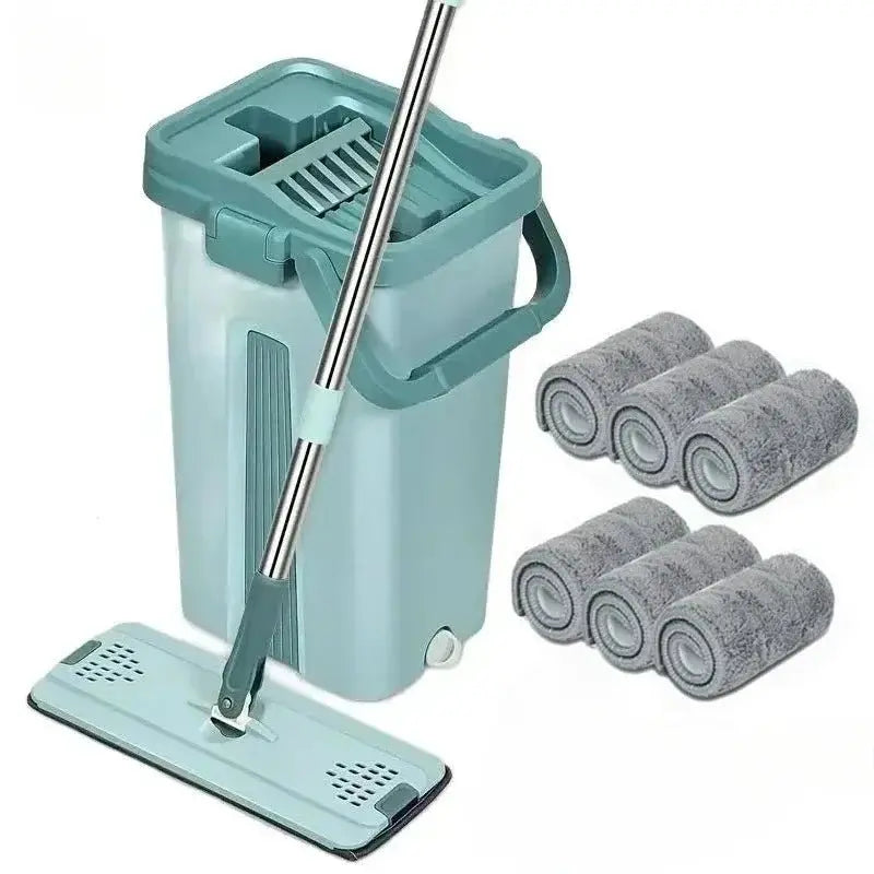 Flat Squeeze Mop Bucket Set - House Flexa