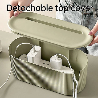 Nordic Plug Board Storage Box Cable Wire Organizer Case Socket Wireless WiFi Router Bracelet Desktop Data Line Plug Holder Shelf - House Flexa