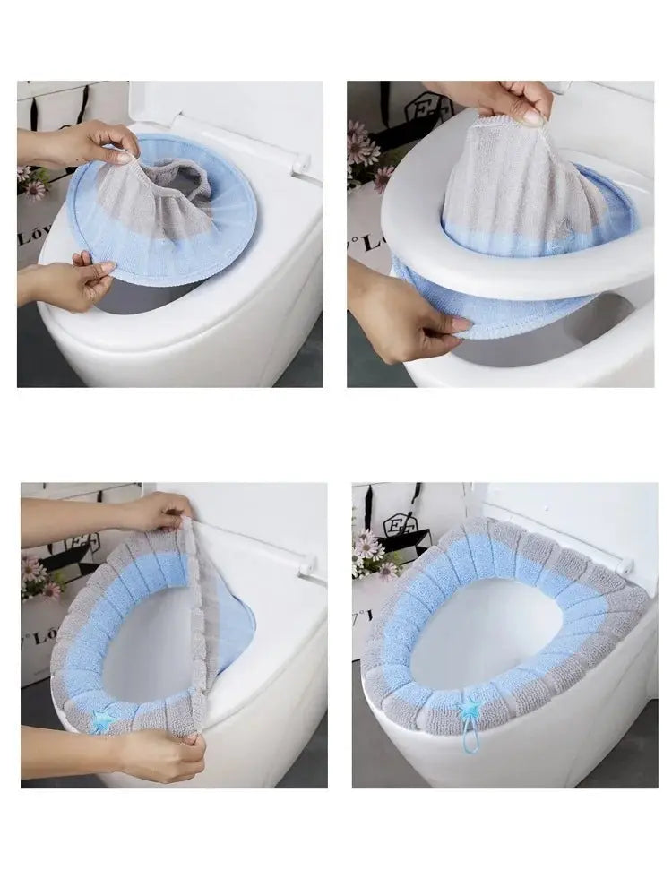 Knitted Toilet Seat Cover - House Flexa