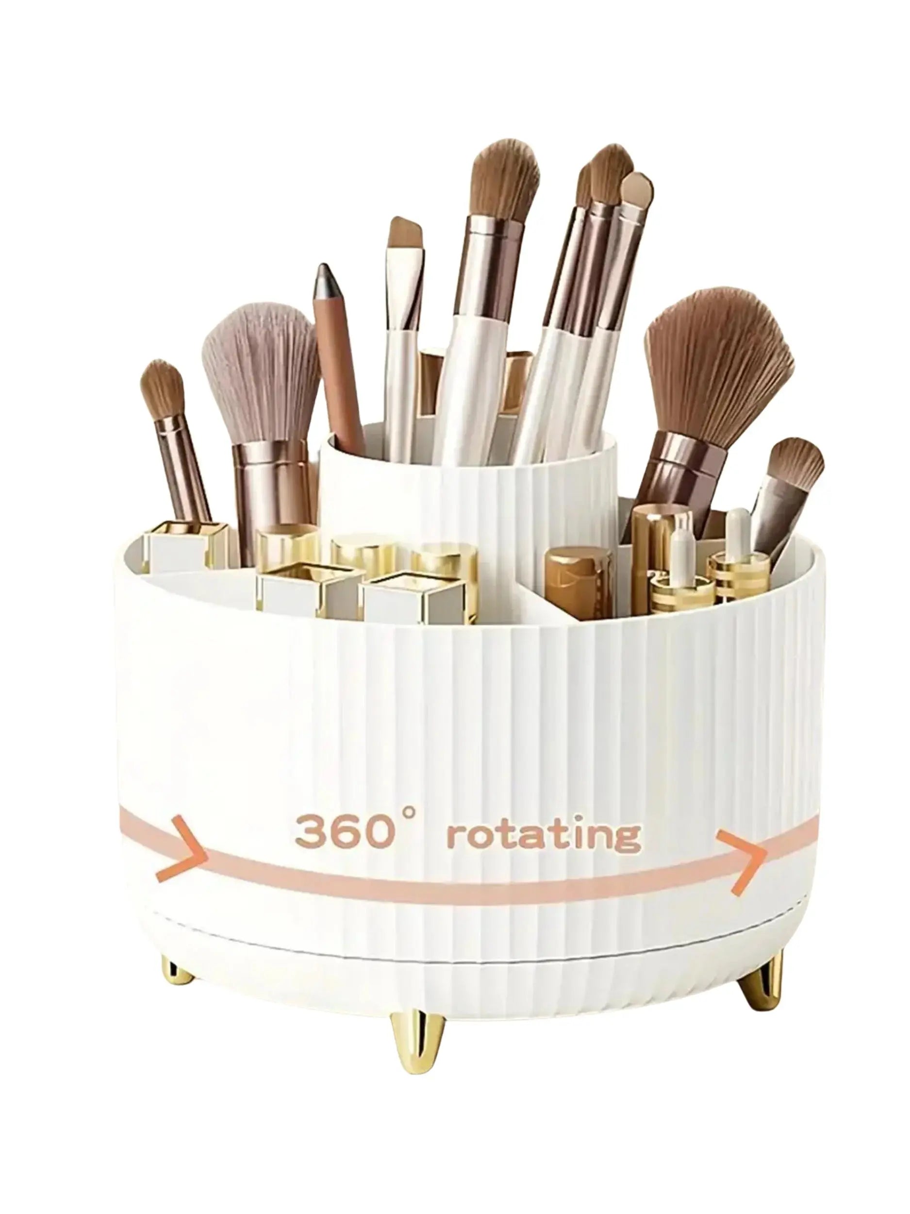 360 Degree Rotating Makeup Cosmetic Storage - House Flexa