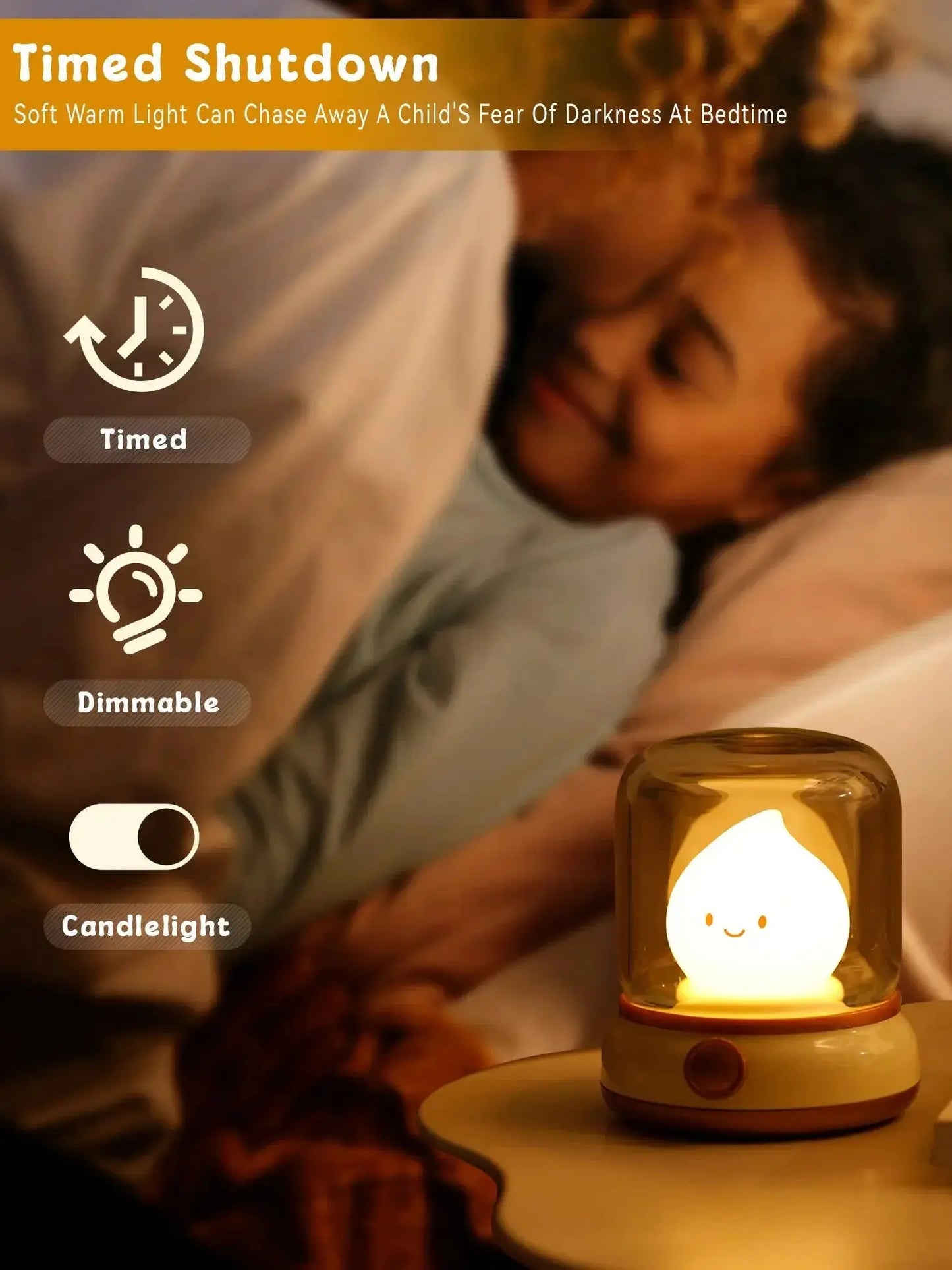 LED Flameless Candle Night Light - House Flexa
