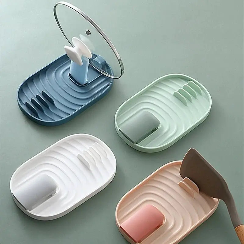 Foldable Spoon Rest Pot Lid Holder - House Flexa