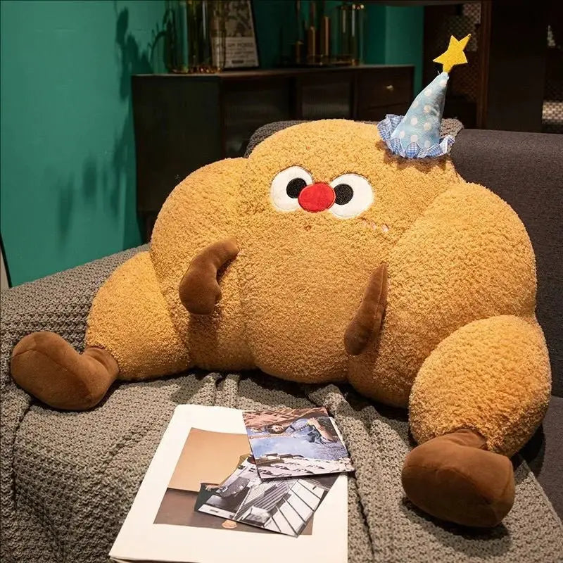 Croissant Bedside Backrest Cushion Soft Decorative Waist Pillow - House Flexa