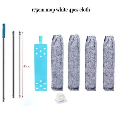 Telescopic Long Handle Microfiber Broom Dust Cleaner - House Flexa