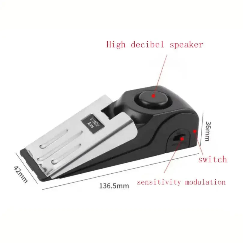 Portable Door Stop Alarm Security Device - House Flexa