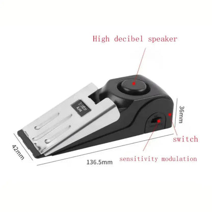 Portable Door Stop Alarm Security Device - House Flexa